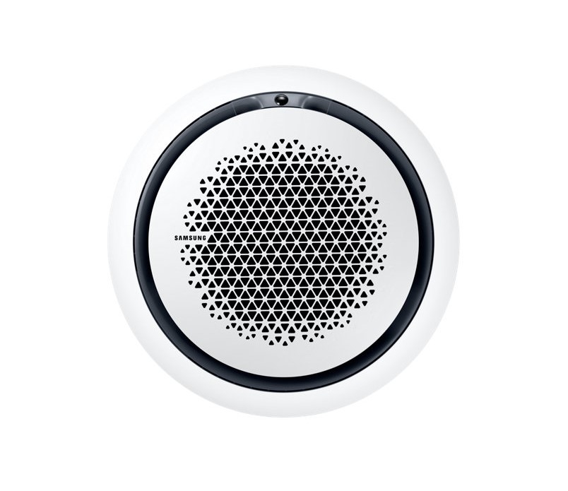 Kazetová klimatizace Samsung 360° AC120MN4PKHEU + AC120MXADKHEU, PC4NUDMAN Bílý čtvercový panel (1000x1000x66)